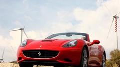 Red cars Ferrari California