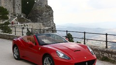Red cars Ferrari California