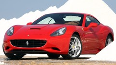 Red cars Ferrari California