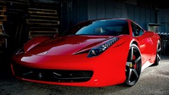 Red cars Ferrari sports cars Supercars