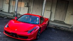 Red cars Ferrari Supercars