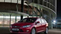 Red cars ford focus