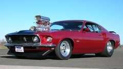 Red cars Ford Ford mustang american cars muscle cars red cars