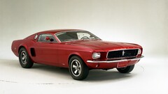 red cars Ford mustang Ford Mustang Mach 1 vehicle Car Ford