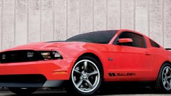 Red cars Ford vehicles Ford mustang