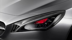 Red cars headlight Mercedes CLA cla 200