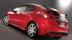 Red cars Honda civic