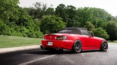 Red cars honda s2000