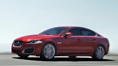Red cars Jaguar XFR