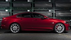 Red cars Jaguar XFR