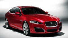 Red cars Jaguar XFR