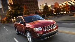 Red cars jeep Jeep Compass
