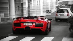 Red cars Lamborghini vehicles Supercars red cars selective 