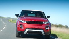 Red cars Land Rover Range Rover doors Range Rover Evoque