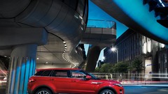 Red cars Land Rover Range Rover doors Range Rover Evoque