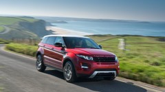 Red cars Land Rover Range Rover doors Range Rover Evoque