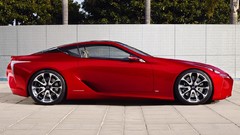 Red cars Lexus concept art