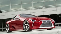 Red cars Lexus concept art