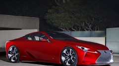 Red cars Lexus concept art