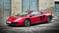 Red cars mclaren mp4-12c