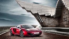 Red cars mclaren mp4-12c
