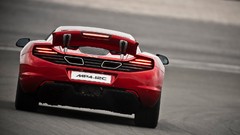 Red cars mclaren mp4-12c