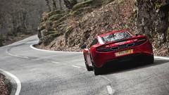 Red cars mclaren mp4-12c