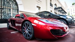 Red cars mclaren mp4-12c