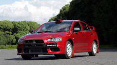 Red cars Mitsubishi vehicles