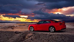 Red cars muscle cars