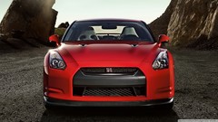 Red cars Nissan GTR