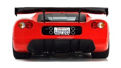 Red cars racing red cars