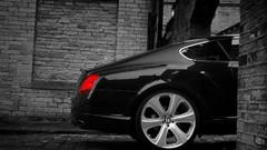 Red cars ride Bentley