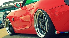 Red cars roadster Hella Flush BMW Z4M