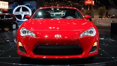 Red cars Toyota Scion carshow Toyota GT86