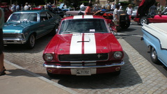 Red cars vehicles Ford