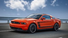 Red cars vehicles Ford mustang Ford Mustang Boss 302