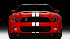Red cars vehicles Ford mustang ford mustang shelby gt500 Ford 
