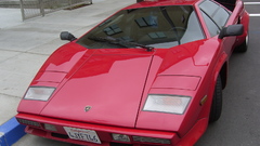 Red cars vehicles lamborghini
