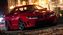 Red cars vehicles pontiac gto