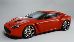 Red cars vehicles Simple Background Aston Martin V12 Zagato 