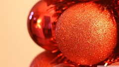 Red Christmas decorations