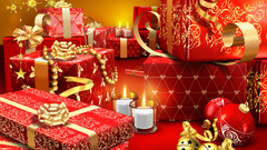 Red Christmas Gifts Holidays