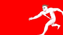 Red comics Simple Background