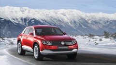 Red cross cars Volkswagen concept art Coupé