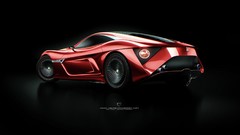 Red design Alfa Romeo Alfa Romeo 12C GTS