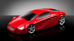 Red design cars Ferrari