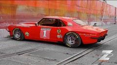 Red design chevrolet camaro