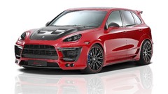 Red design tuning studio Supercars porsche cayenne
