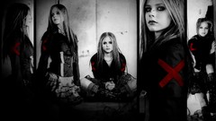 Red design woman Avril Lavigne Under My Skin